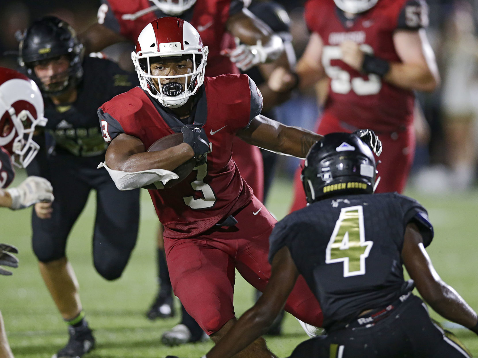 3. Owasso senior running back Isaiah Jacobs